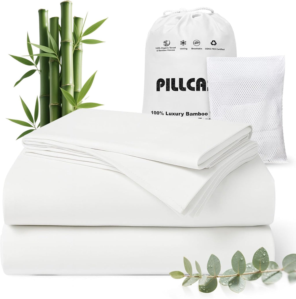 Luxury Organic Tencel & Viscose from Bamboo Cooling Sheet Set