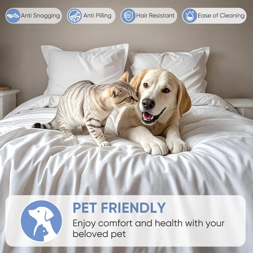 1200 TC 100% Egyptian Long-Staple Cotton Sheets
