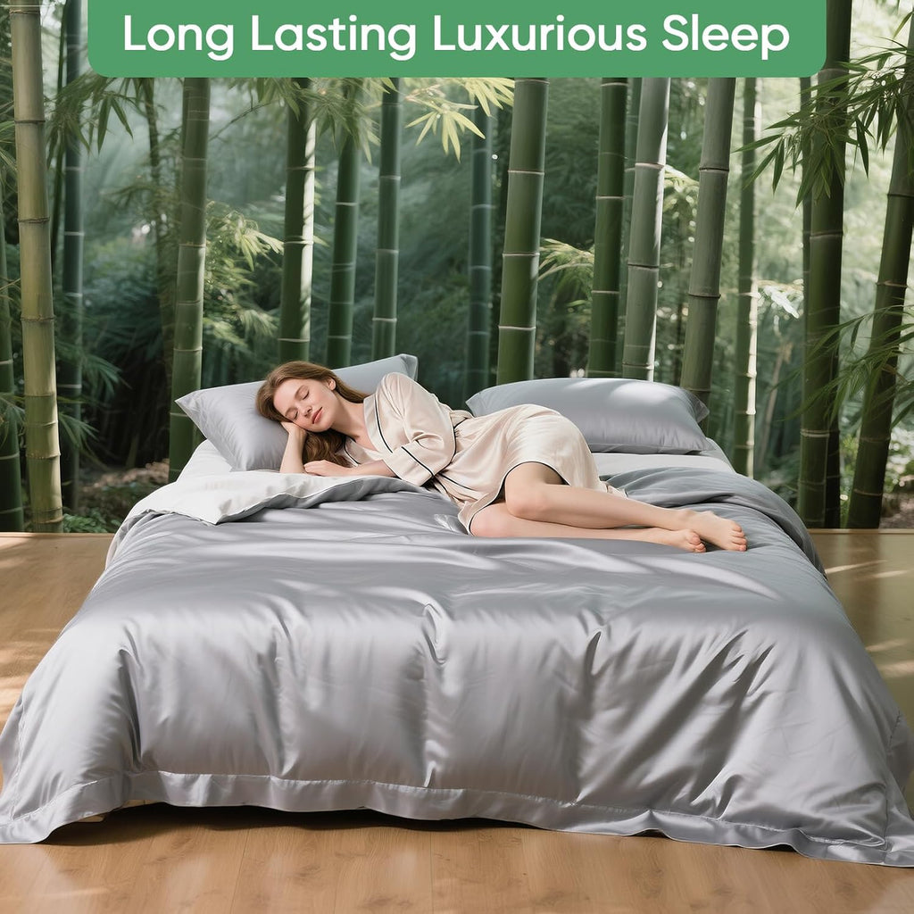 Luxury Organic Tencel & Viscose from Bamboo Cooling Sheet Set