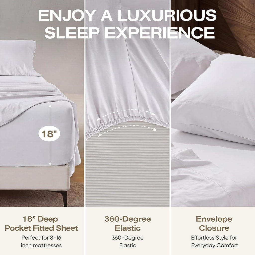 100% Pure French Flax Linen Blend Duvet Cover Set