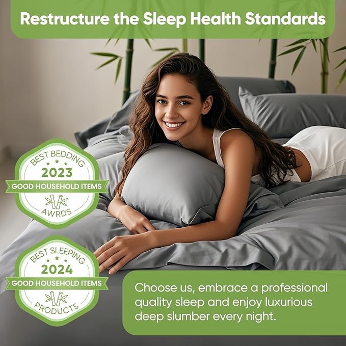 Real 100% Viscose Derived from Bamboo Sheets Set