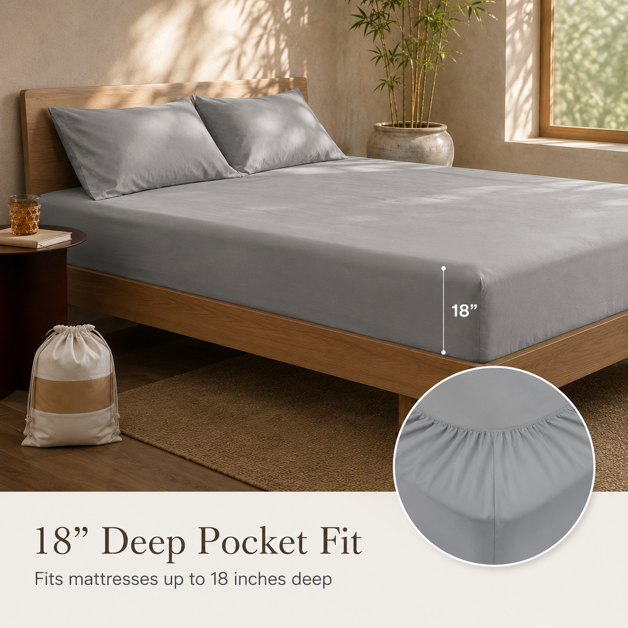 TWK® Real 100% Viscose Derived from Bamboo Sheets Set
