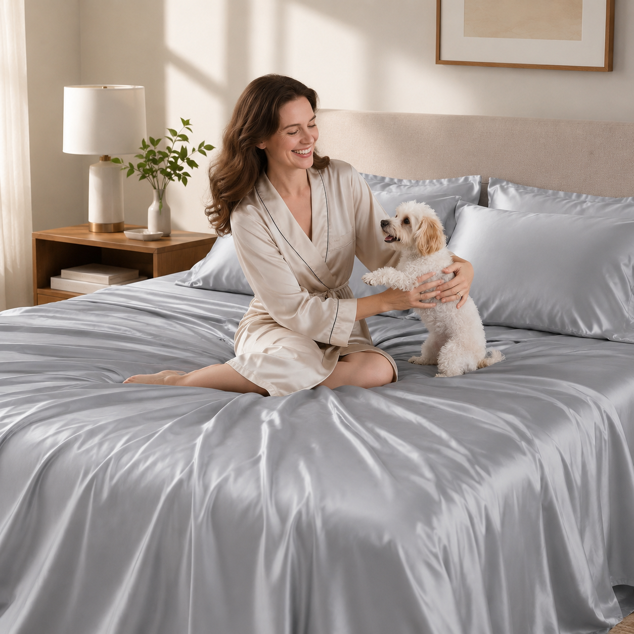 Luxury Organic Tencel & Viscose from Bamboo Cooling Sheet Set