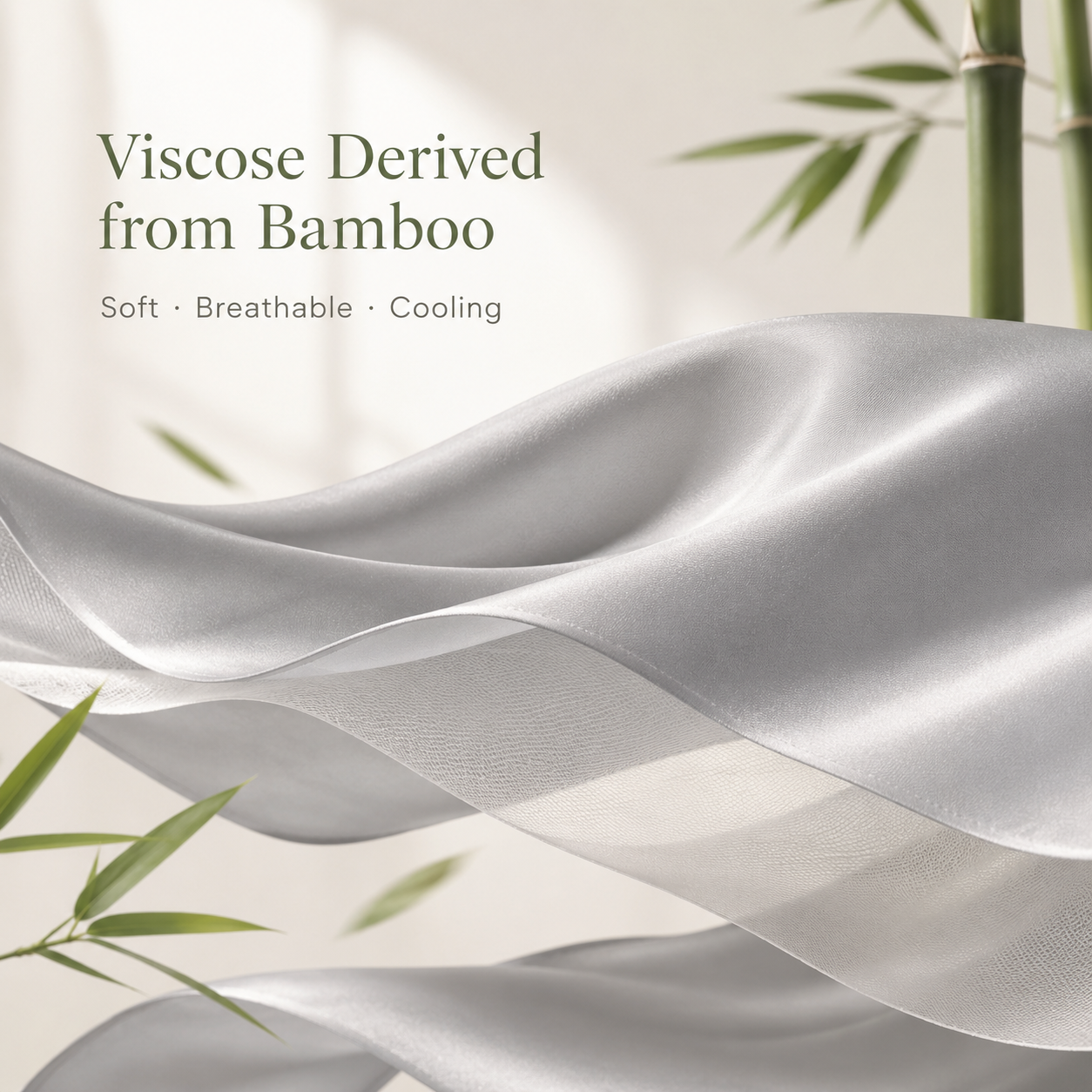 Luxury Organic Tencel & Viscose from Bamboo Cooling Sheet Set