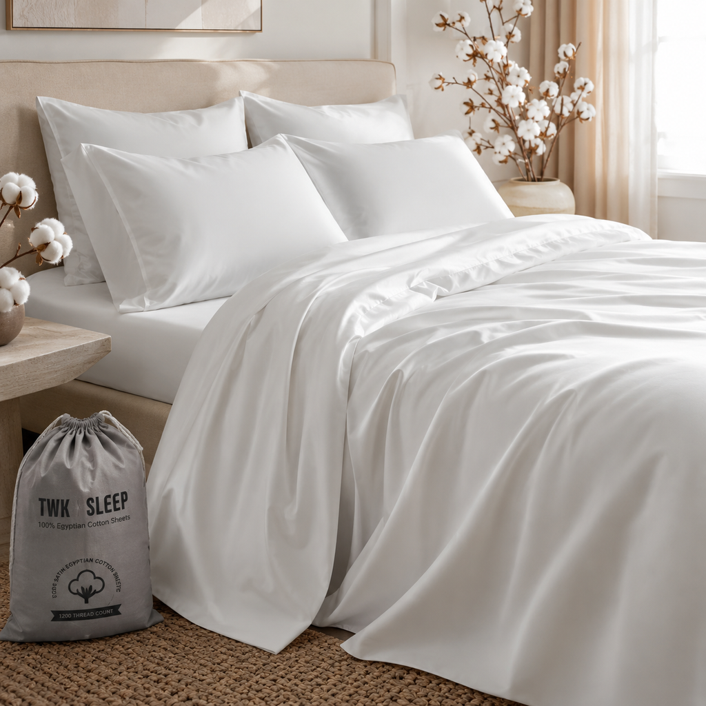 TWK® 1200 TC 100% Egyptian Long-Staple Cotton Sheets