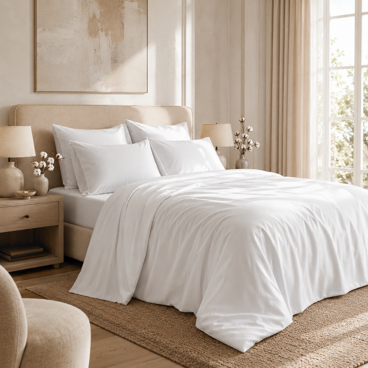 TWK® 1200 TC 100% Egyptian Long-Staple Cotton Sheets
