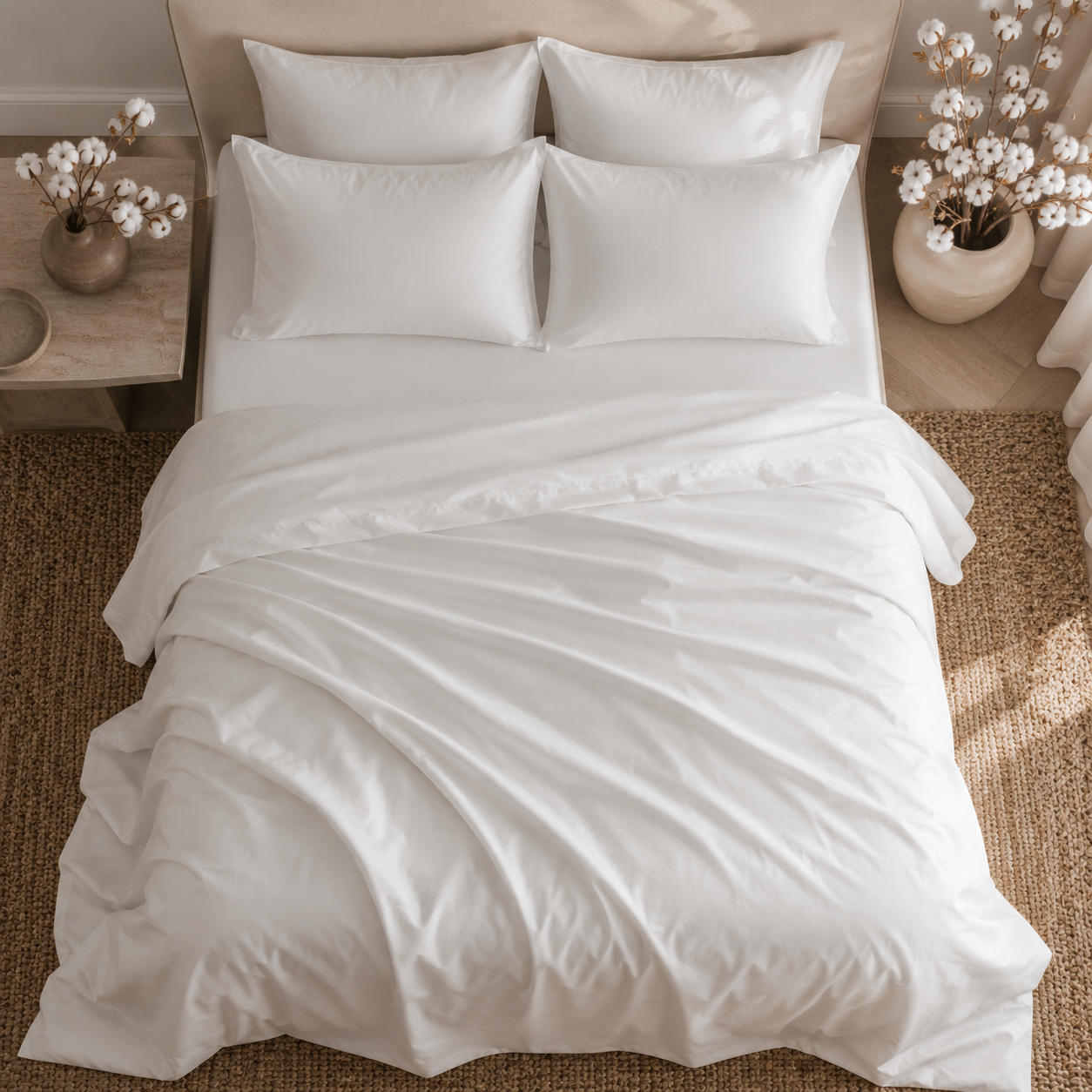 TWK® 1200 TC 100% Egyptian Long-Staple Cotton Sheets