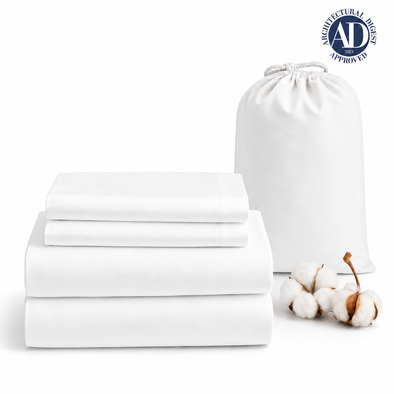 TWK® 1200 TC 100% Egyptian Long-Staple Cotton Sheets